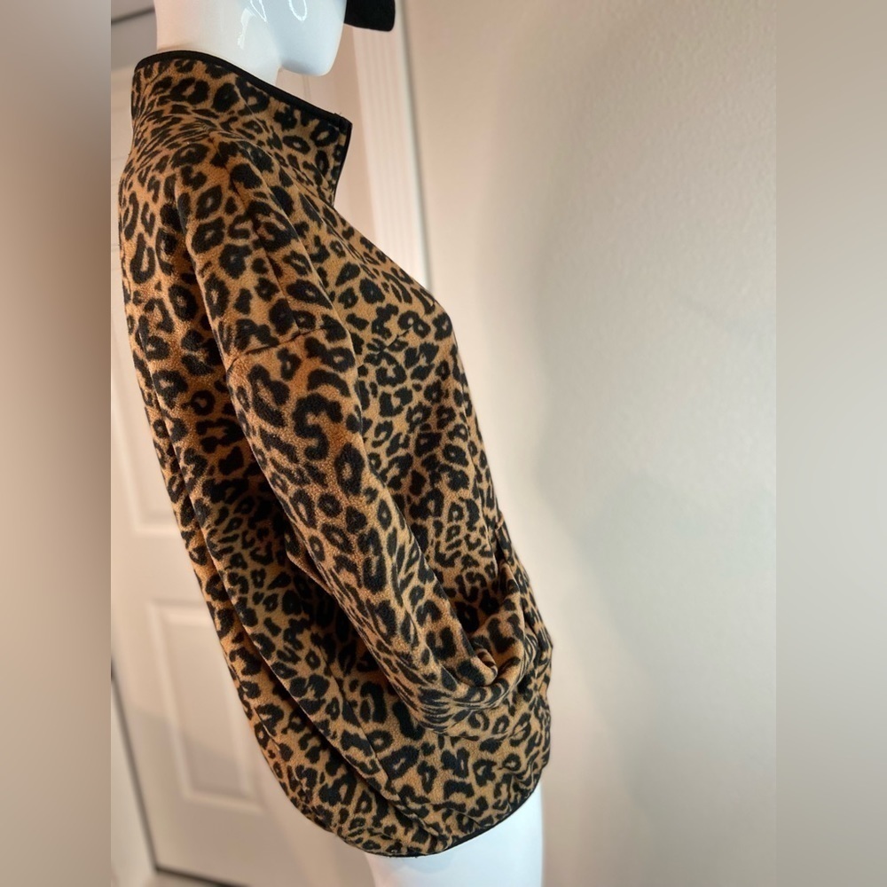 No Boundaries~Animal Print 1/2 Zip Pullover~Kangaroo Front Pocket~Size XXL/2XG - Picture 4 of 10